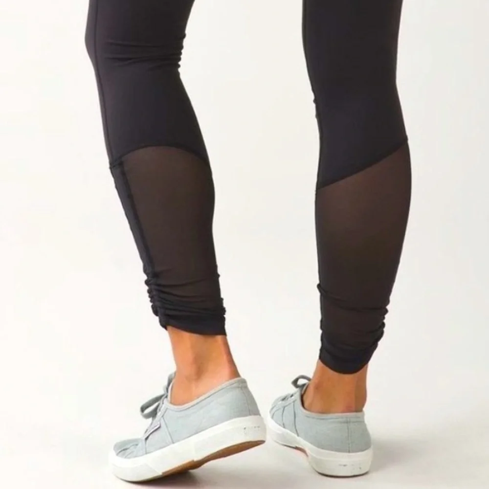 Lululemon Sweaty Endeavor Full-On Leon Ruched Mesh Leggings - Picture 10 of 10